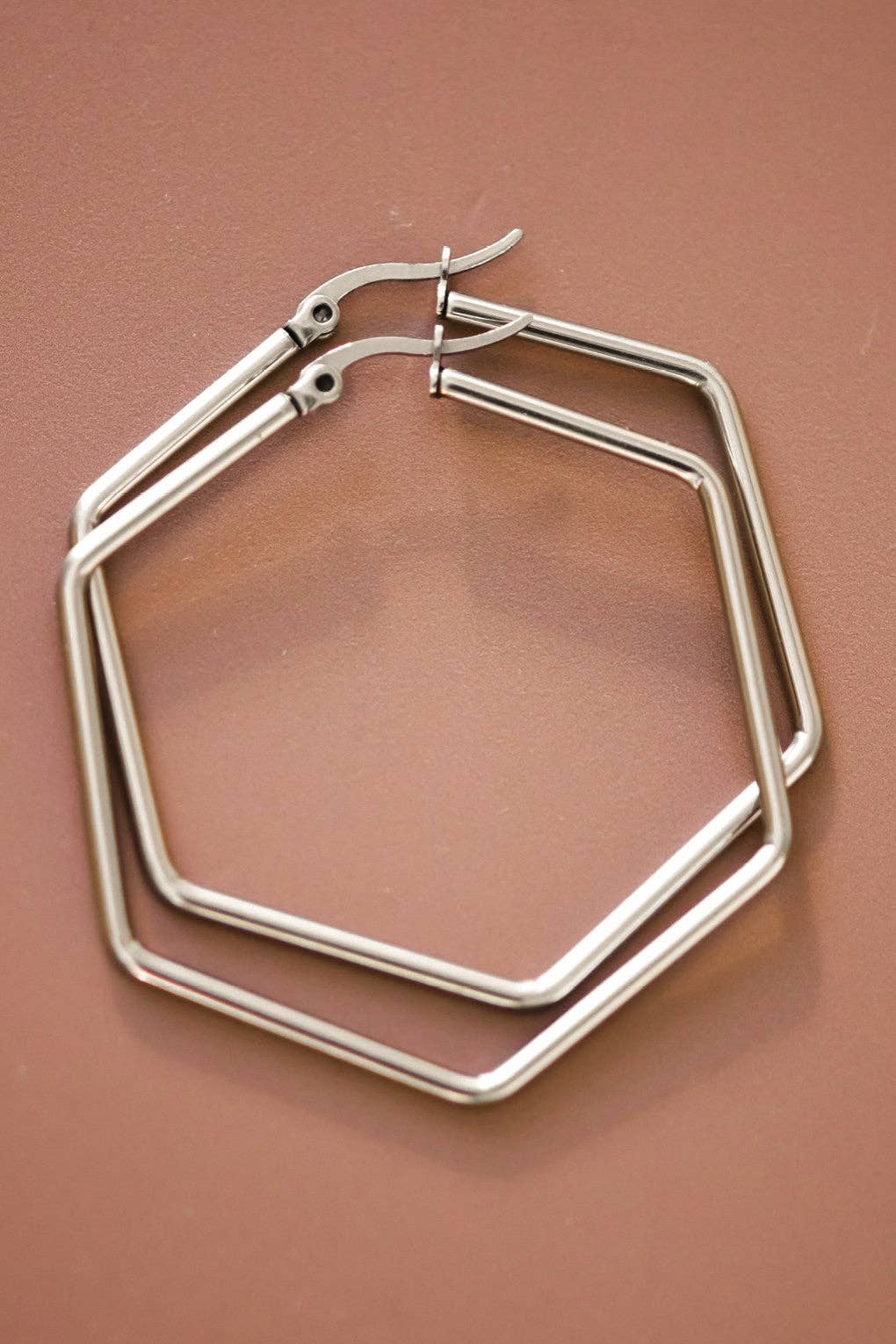 Silver Hoops