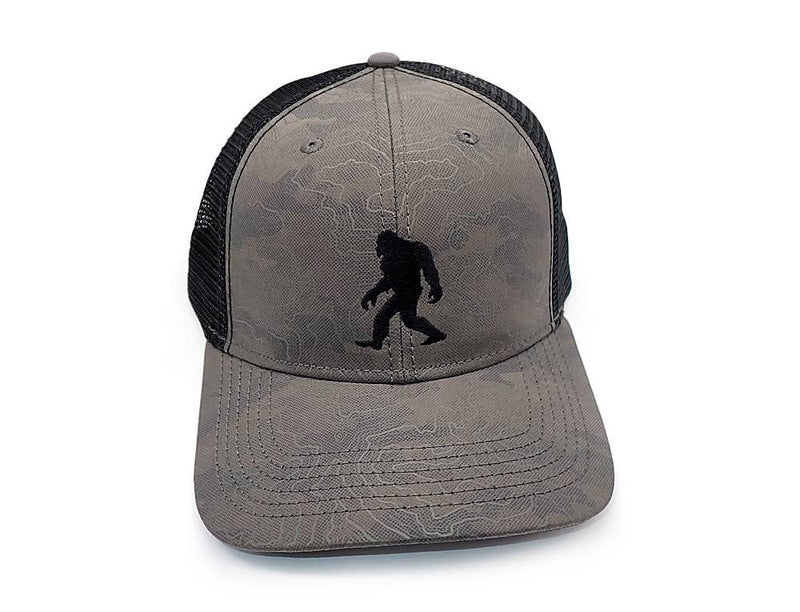Bigfoot & Topography Mesh Back Trucker Hat