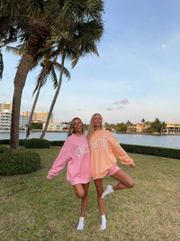 Sunkissed Embroidered Mockneck Sweatshirt