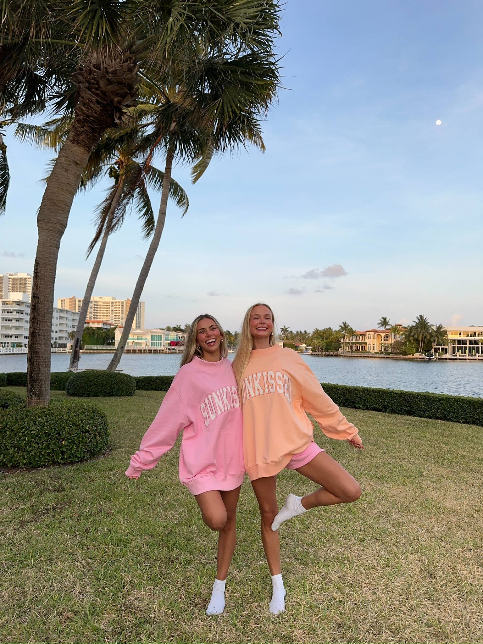Sunkissed Embroidered Mockneck Sweatshirt
