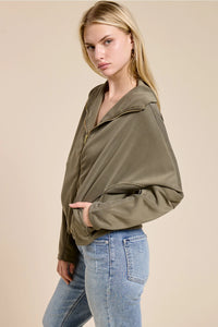 The Structured Zip Collar Jacket