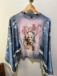 Dolly Parton with Silk Sleeves Tee