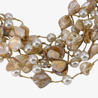 Chunky Shell & Pearl Necklace | Handmade Statement Jewelry