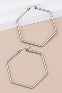 Silver Hoops