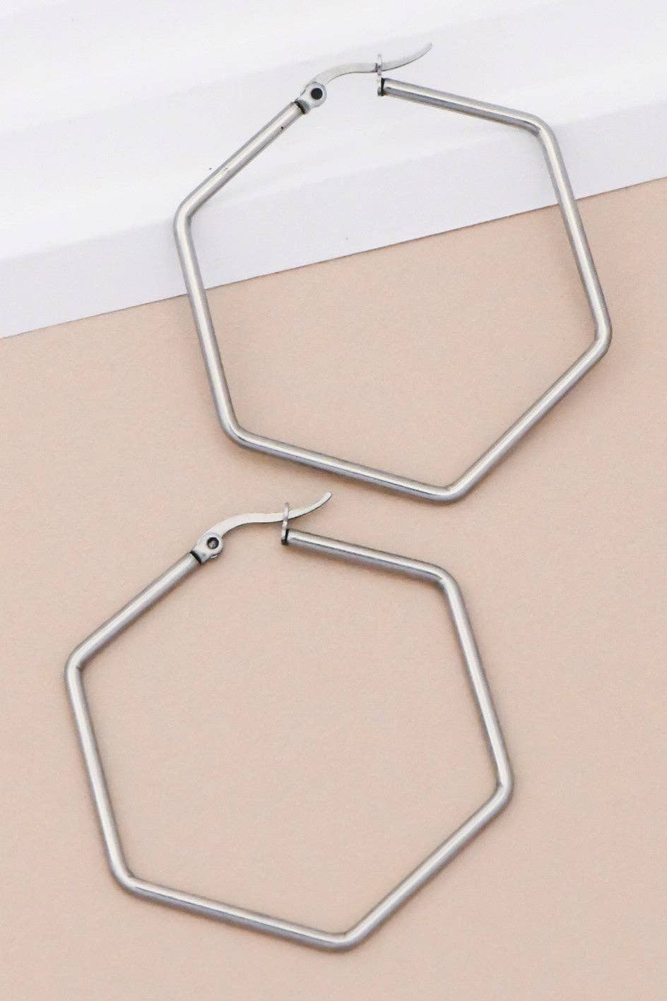 Silver Hoops
