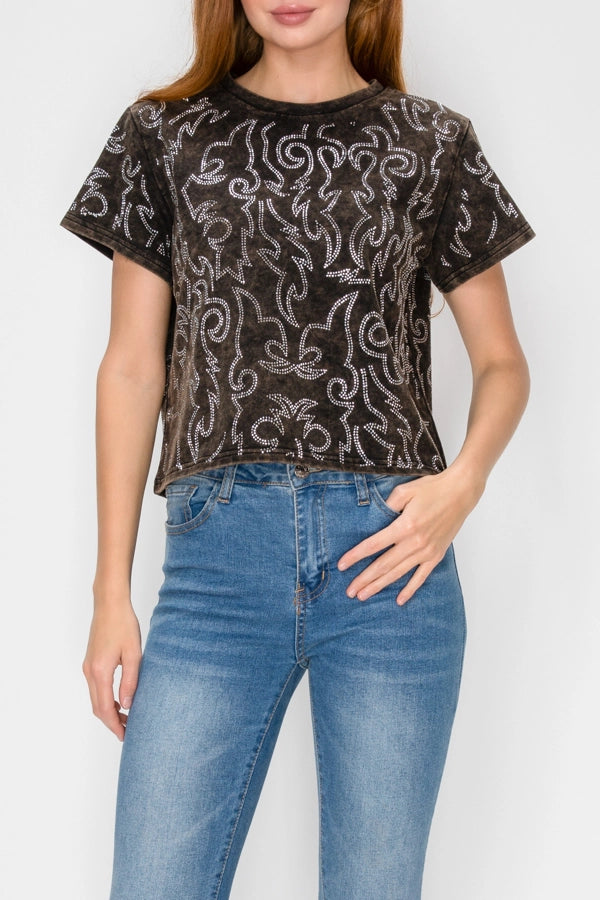 Rhinestone Top