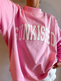 Sunkissed Embroidered Mockneck Sweatshirt