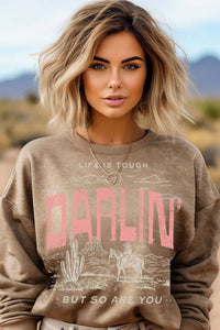 DARLIN MINERAL GRAPHIC SWEATWHIRTS