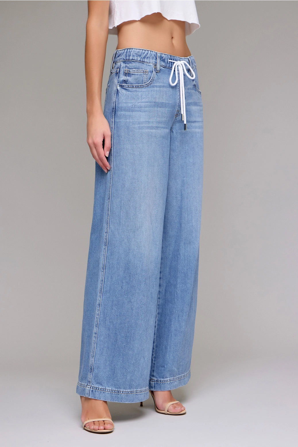 Super Soft Elastic Waistband Wide Leg