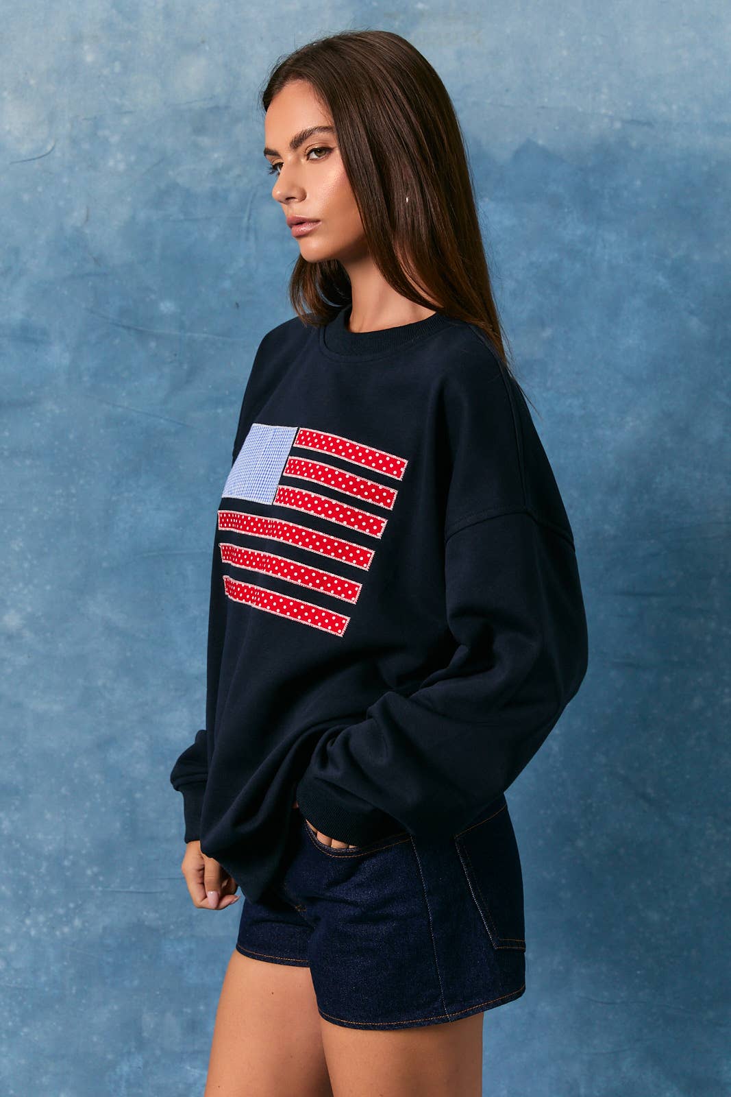 USA Flag Sweatshirt
