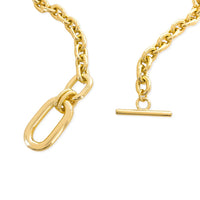 Oval Chain Toggle Necklace
