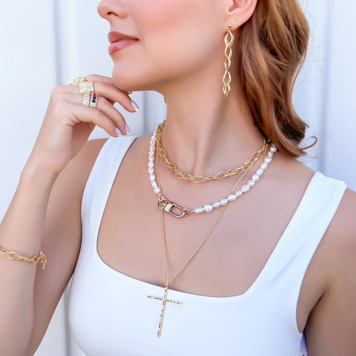 Textured Chain Necklace