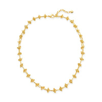 Triple Ring Paperclip Chain Necklace