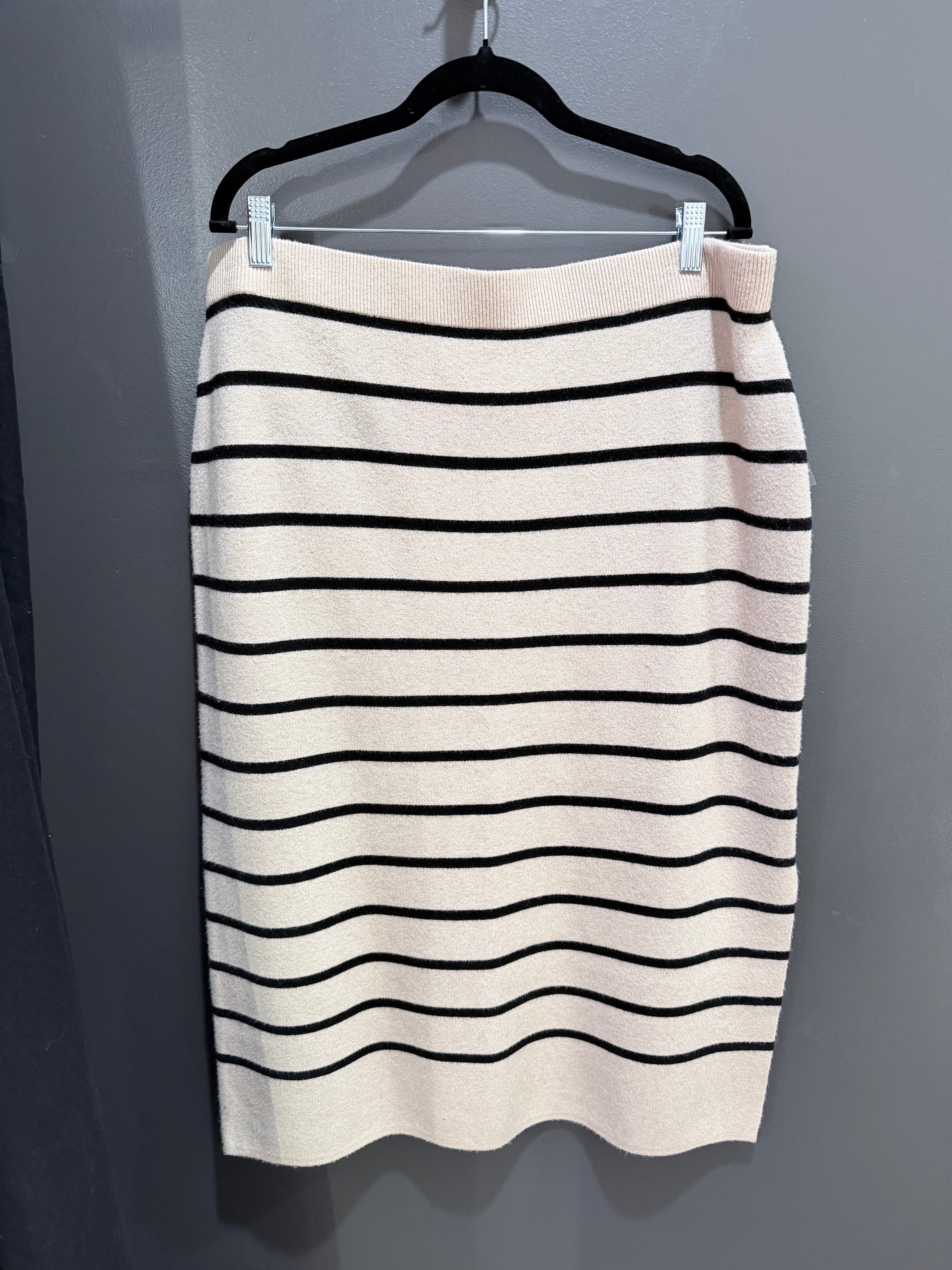 Sweater Skirt with Slit