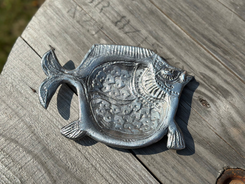 Drumm Studios Pewter Fish Dish