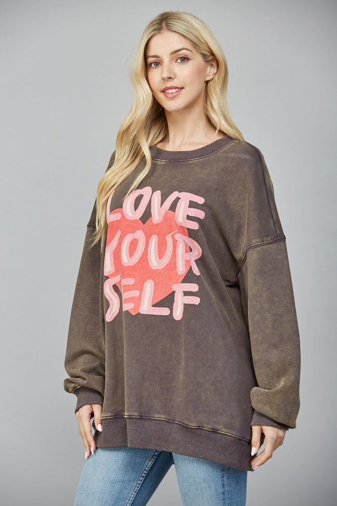 Graphic Print Sweatshirt