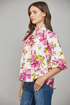Floral Eyelet Blouse