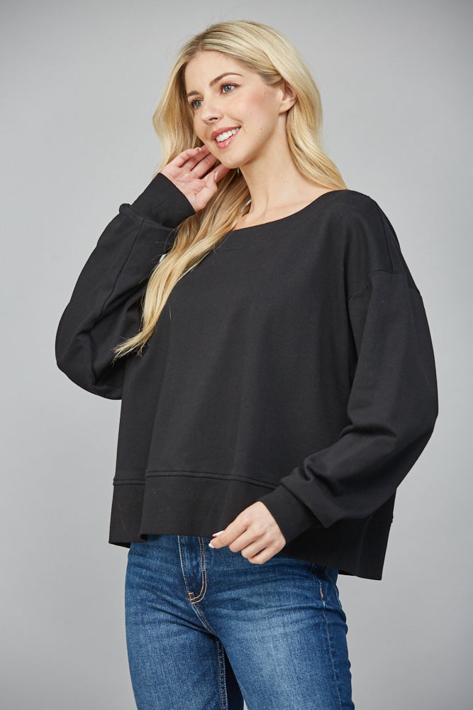 Bow Back Sweatshirt