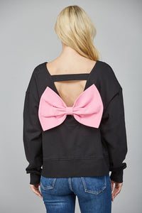 Bow Back Sweatshirt
