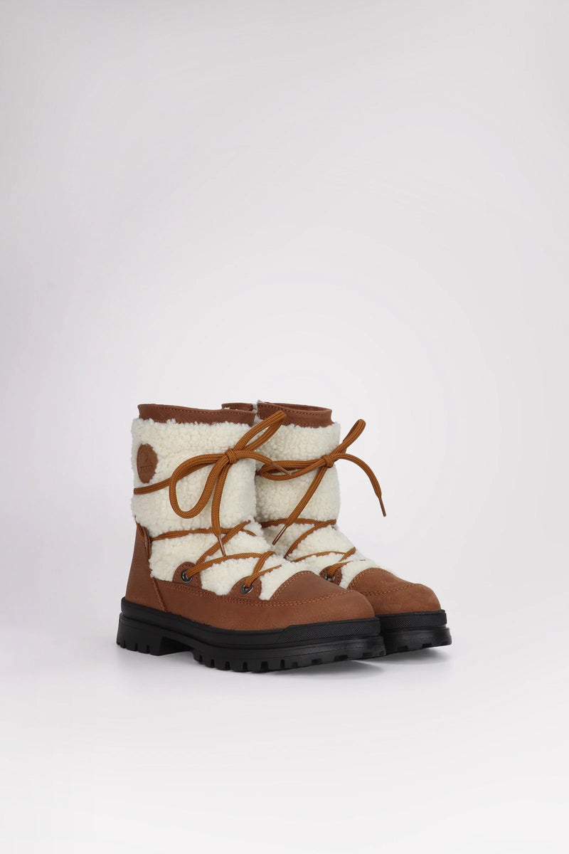 Maxine Lace Up Ice Gripper Boots