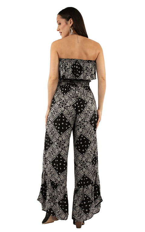 Bandana Print Jumpsuit