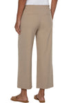 Pull-on Tie Waist Wide Leg Ankle 26"