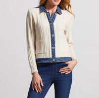 Denim and Sweater Jacket