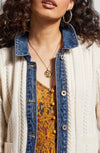 Denim and Sweater Jacket
