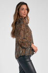 Sheer Paisley Blouse