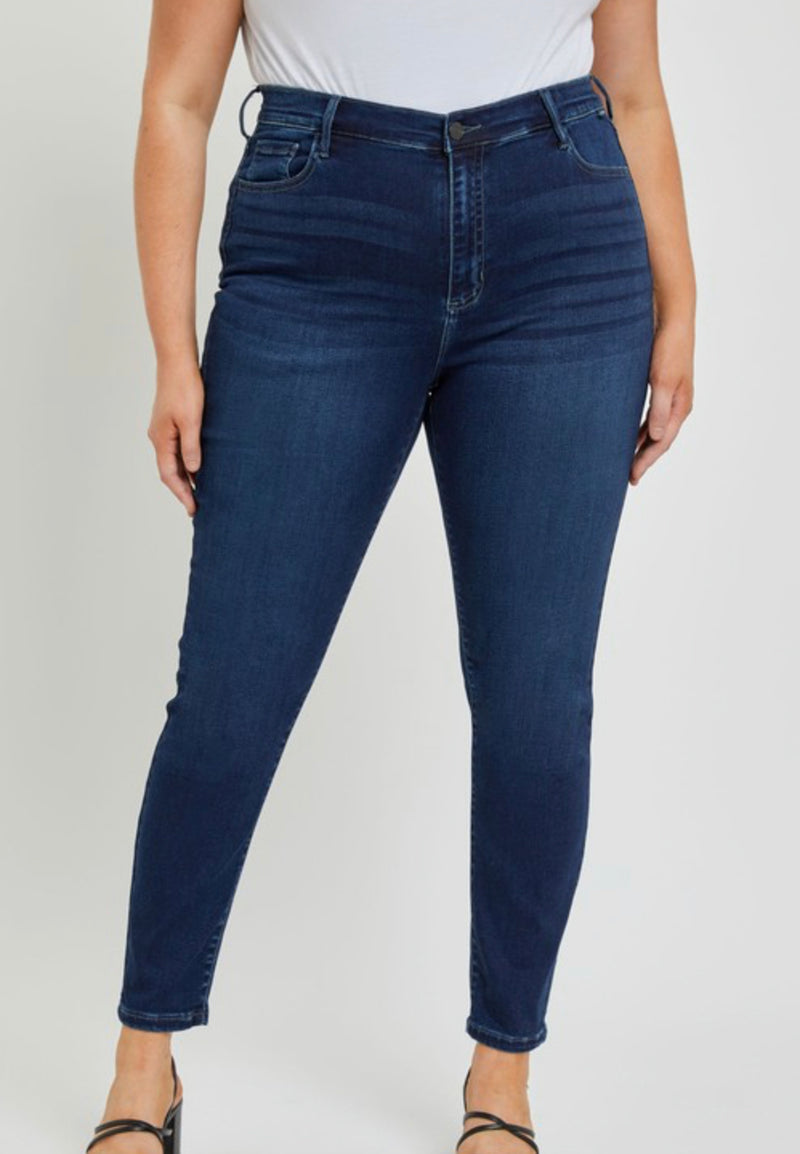 Curvy High Rise Ankle Skinny