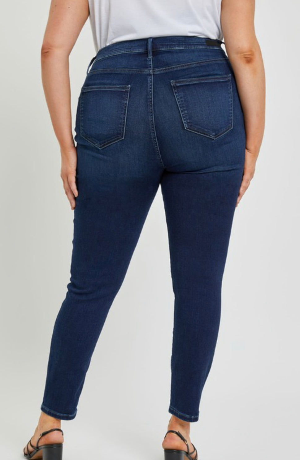 Curvy High Rise Ankle Skinny