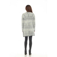 Plaid Sweater Cardigan