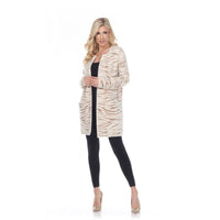 Ladies Patterned Coatigan