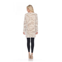Ladies Patterned Coatigan