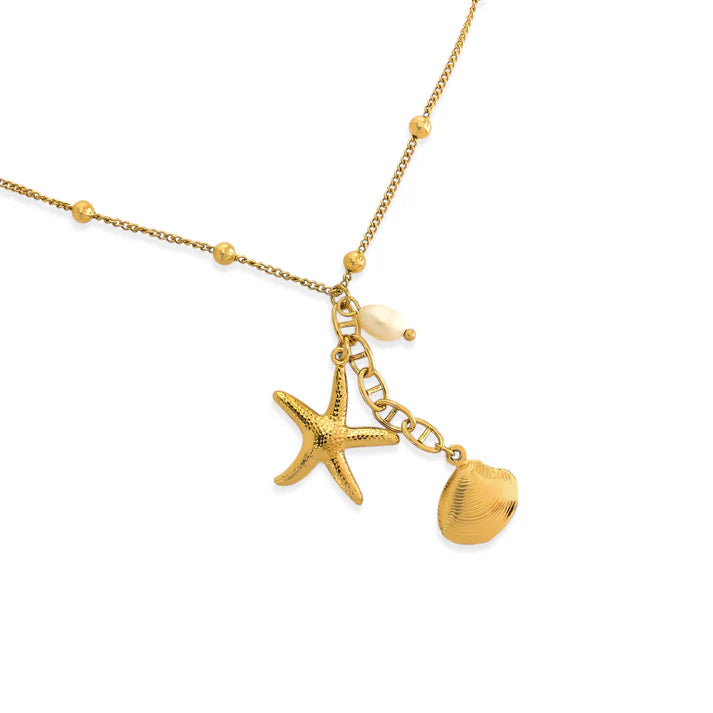 Shell and Starfish Necklace