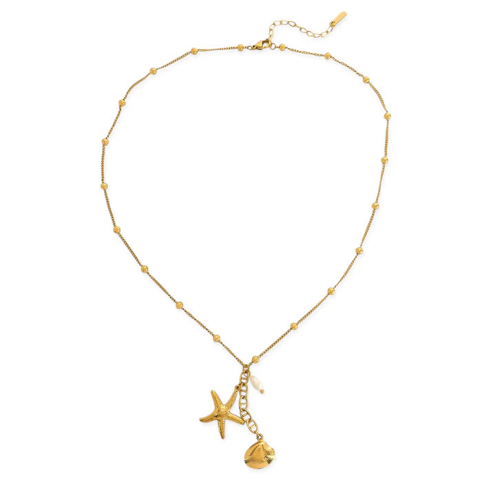 Shell and Starfish Necklace