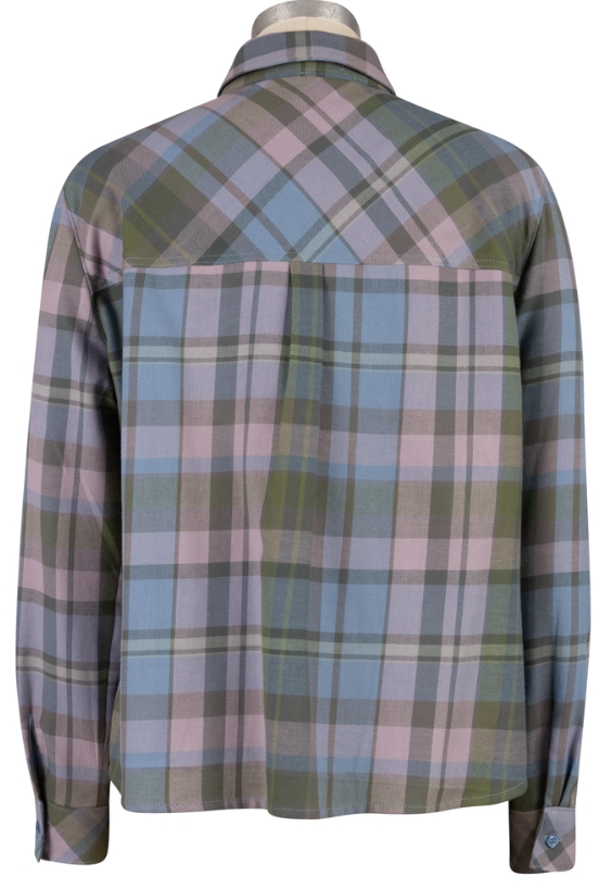 Hidden Button Placket Shirt