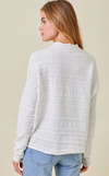 Textured Mock Neck Sweater