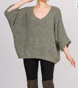 Italian Chunky Yarn Sweater