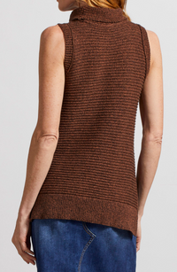 Sleeveless Turtleneck Sweater