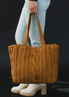 Cable Knit Tote