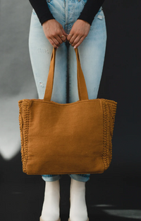 Cable Knit Tote