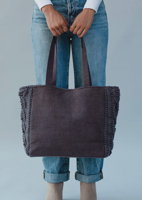 Cable Knit Tote