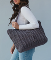 Cable Knit Tote