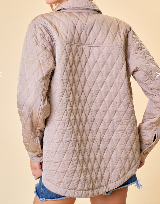 Quilted Shirt Jacket