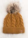 Cable Knit Pom Hat