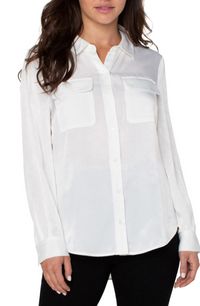 Woven Blouse with front Pockets