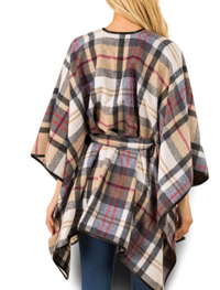 Tartan Plaid Cape