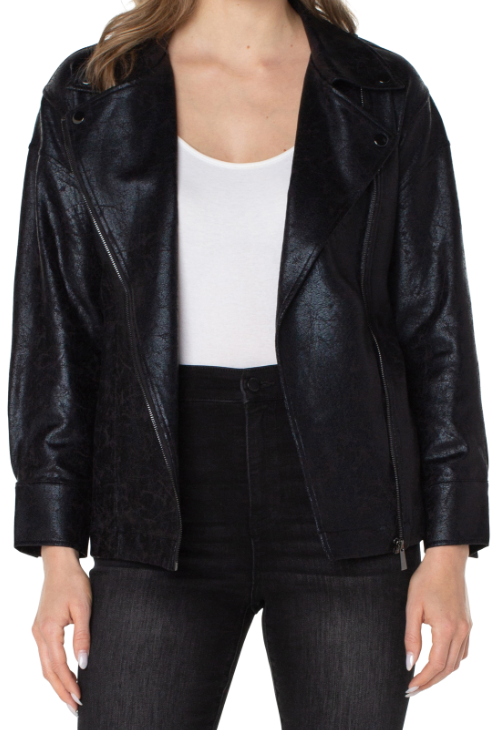 Belted Moto Jacket