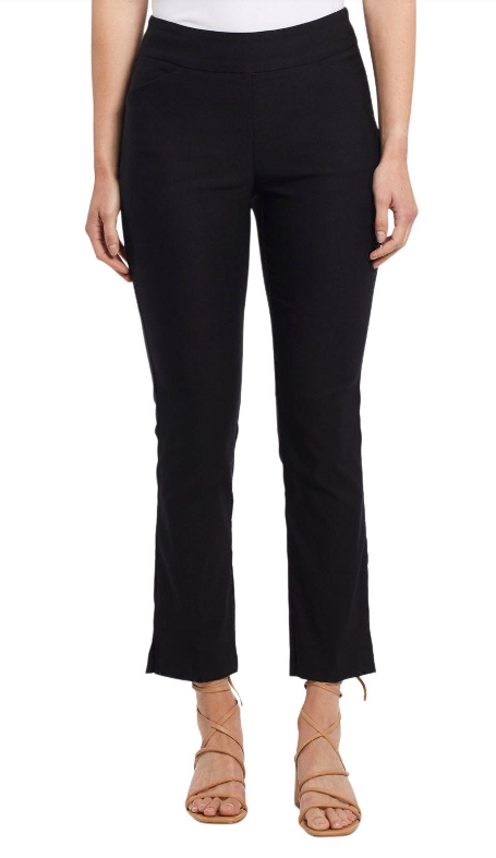 FLATTEN IT® SLIMMING ANKLE PANTS-BLACK